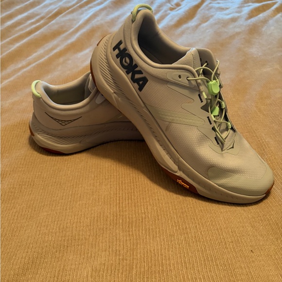 HOKA Transporter Men's Running Shoes - Gray and Green - Picture 1 of 5